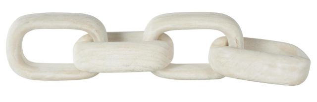 Deco Marche Cream Chain 4-Link Sculpture-0