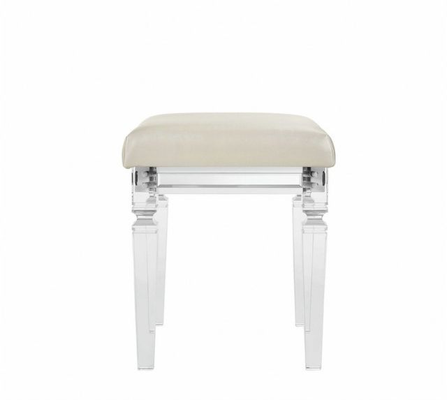 Elements International Twenty Nine 4-Piece White Dressing Set-4
