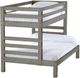 Crate Designs™ Furniture Storm Twin XL/Full XL Ladder End Cutaway Bunk Bed-0