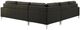 Armen Living Pimentel 3-Piece Cola Sectional Set-4