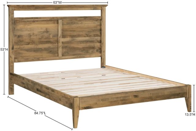 Archbold Furniture Customizable Emmerson Queen Panel Bed with Low Footboard-2