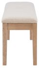 Powell® Daly Natural Dining Bench-4