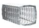A & B Home Clear Square Tapered Vase-2