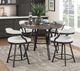 Homelegance® Crowley White Counter Swivel Chair-1