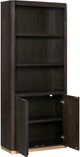 Aspenhome® Rylan Dark Roast Door Bookcase-2