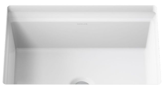 Kohler Artifacts™ White 21.25" Rectangular Undermount Bathroom Sink-4