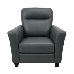 Leather Reclining Chair - Roxy Blue
