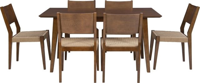 Powell® Cosgrove 7-Piece Brown/Natural Dining Set-3