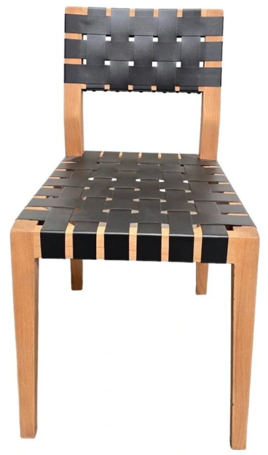 Nest Home Collections Norma Black/Natural Side Chair-1