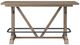 Emerald Home Benton Pecan Brown Trestle Bar Table-3