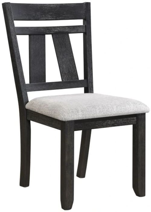 Crown Mark Maribelle Wheat Charcoal Side Chair-0