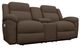 La-Z-Boy® Joel Mahogany Power Reclining Loveseat with Console and Headrest-0