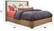 Flexsteel® Normandy Cream/Driftwood King Upholstered Panel Storage Bed-2