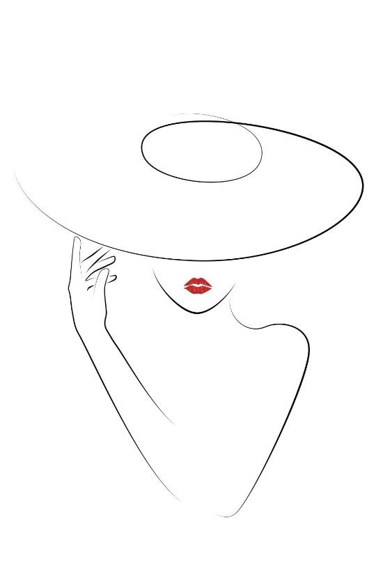 Classy Art Hat Couture II by JJ Design Wall Art-0