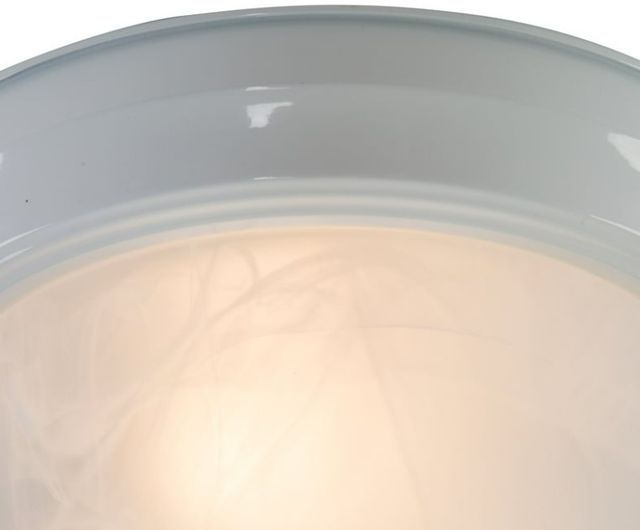 YHD White 2-Light 11" Flush Mount Lighting-3