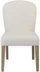 Bernards Trilogy Toffee/White Sand Arch Upholstered Side Chair-1