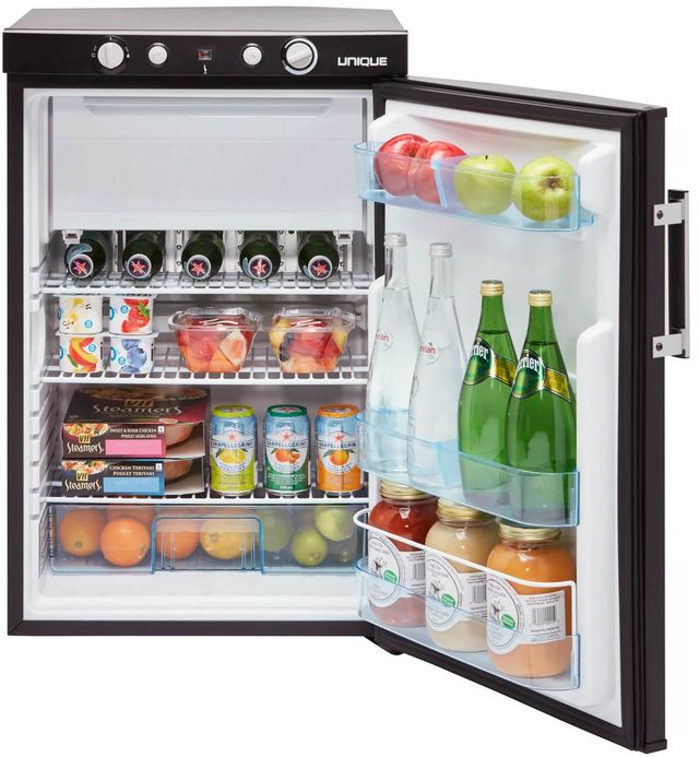 Unique® Appliances 22" 3.4 Cu. Ft. Black Propane Compact Refrigerator-2