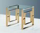 Kwality Imports Livya Gold End Table-0
