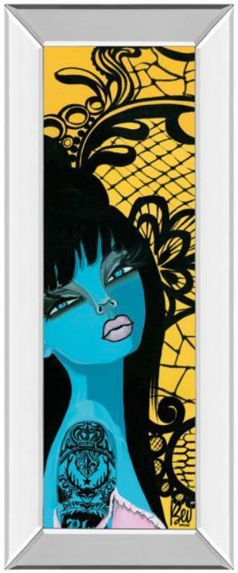 Classy Living Bev Hogue Ink Chiffon I 18" Wall Art-0