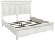 aspenhome® Caraway Aged Ivory King Panel Bed-1