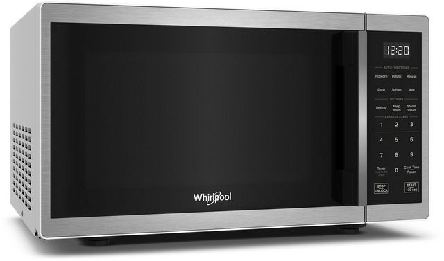 Whirlpool® 0.9 Cu. Ft. Stainless Steel Countertop Microwave-1