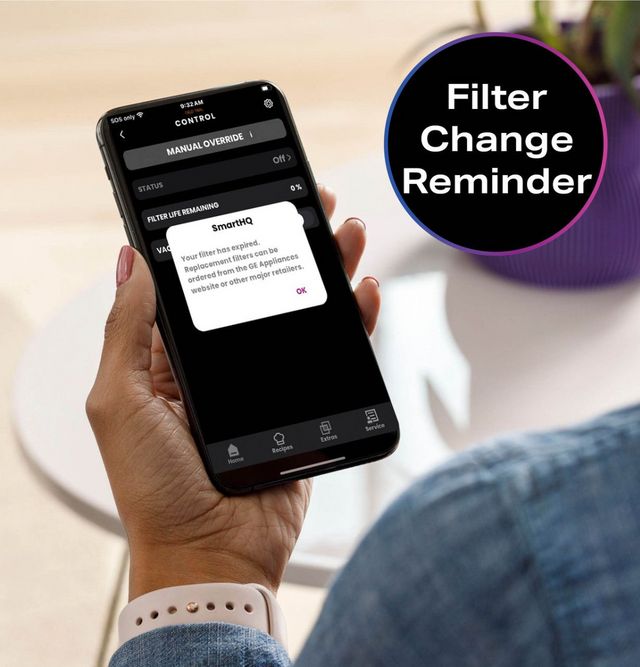 GE Profile™ Black Smart Water Valve with Integrated Filtration-15
