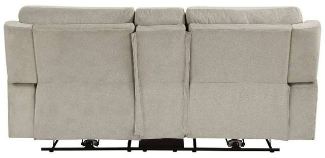 Homelegance® Celeste Taupe Double Power Reclining Loveseat with Center Console-2