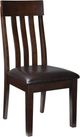 Signature Design by Ashley® Haddigan Dark Brown Upholstered Dining Side Chair-0