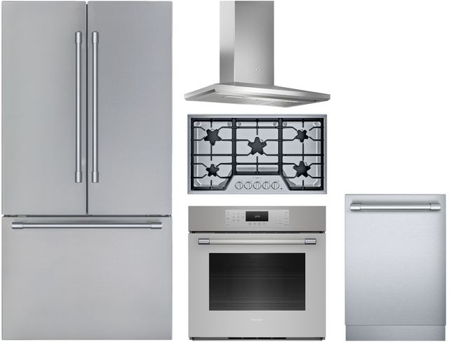 Thermador® 5 Piece Stainless Steel Kitchen Package -0