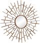 Uttermost® Tangled Antiqued Golden Bronze Round Mirror-4