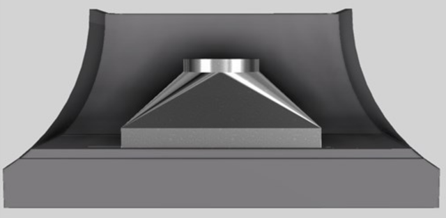 Vent-A-Hood® Designer Series 66" Gunsmoke Wall Mounted Range Hood-2