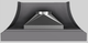 Vent-A-Hood® Designer Series 66" Gunsmoke Wall Mounted Range Hood-2