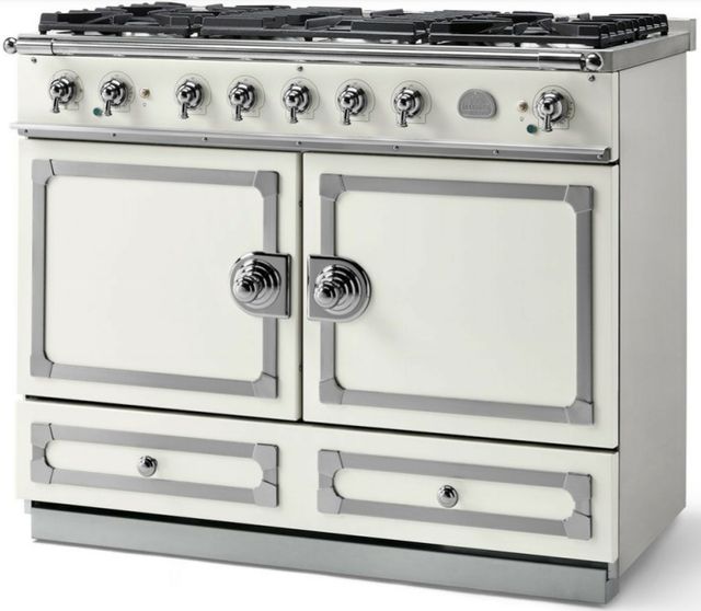 La Cornue CornuFe 110 43" Pure White Pro Style Dual Fuel Range-1