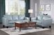 Homelegance® Spivey Aqua Leather Loveseat-3
