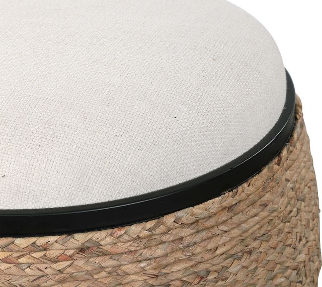 Uttermost® Island Light Beige/Natural Accent Stool-3