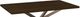 Amisco Customizable Asterisk Birch 60" Rectangular Table with Decorative Bolts-1