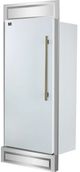 FORNO® Maderno Series Espresso 32" 13.6 Cu. Ft. White and Antique Brass Built In Left Hinge Convertible Refrigerator/Freezer-2
