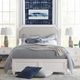 Bassett® Furniture Ventura Shell White King Upholstered Panel Bed-4