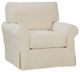 Rowe® Customizable Nantucket Slipcovered Swivel Glider Chair-0