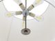 YHD Lyell Forks Pristine White/Satin Steel 5-Light Pendant Lighting-4