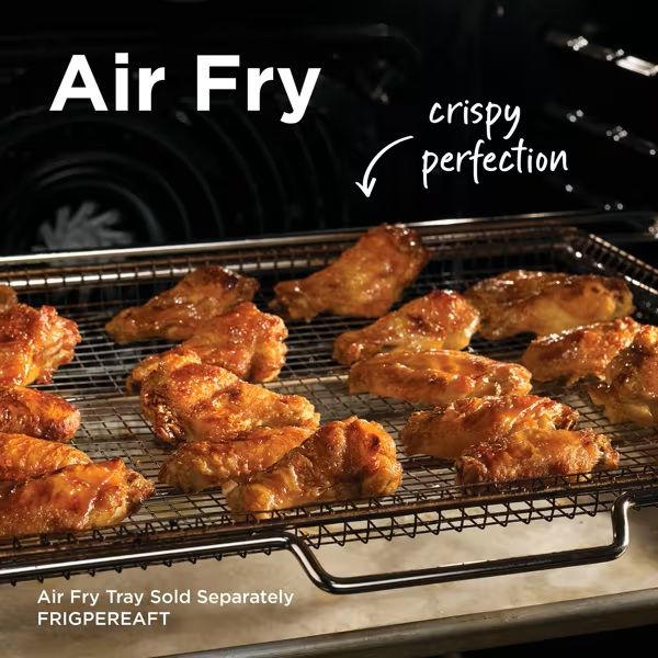 Frigidaire® 30” Black Stainless Steel Electric Single Wall Oven with Air Fry-3