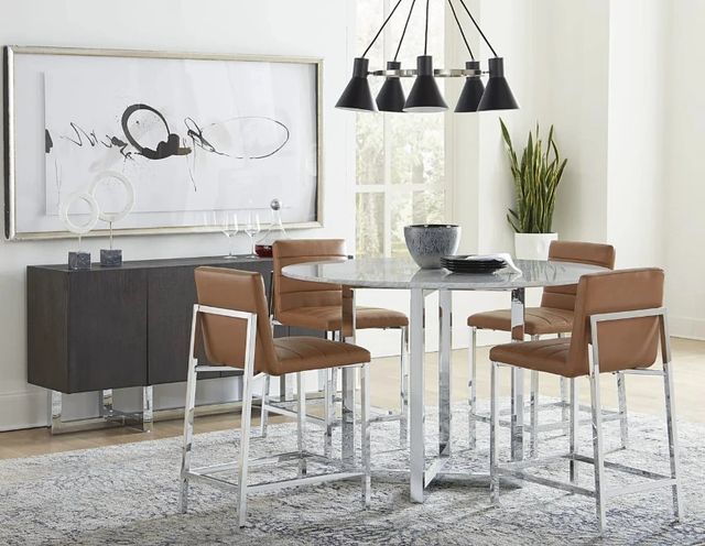 Modus Furniture Amalfi Cognac Bar Stool-1