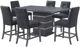 Global Furniture USA Monaco 7-Piece Dark Gray Occasional Table Set-0