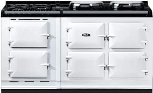 AGA™ eR7 160 Classic Cast Iron 63" White Pro Style Dual Fuel Range-0