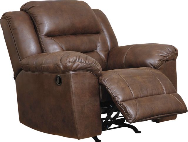 Signature Design by Ashley® Stoneland Chocolate Manual Rocker Recliner-1