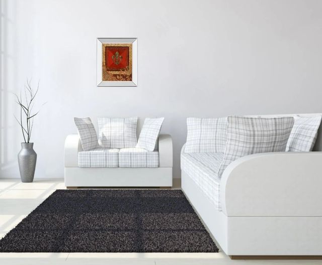 Classy Art Fleur Adorn I by Tava Studio Mirror Framed Wall Art-2