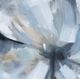 A & B Home Blue/Gray Flower Motif Wall Art-2