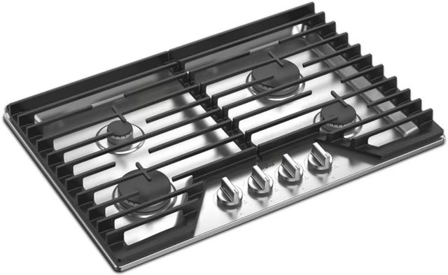 Whirlpool® 30" Stainless Steel Gas Cooktop-1