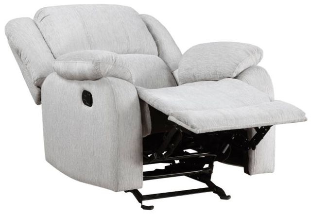Homelegance® Fairview Gray Manual Glider Recliner-2