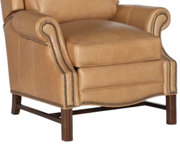 Bradington-Young Alta Taupe High Leg Manual Recliner-2